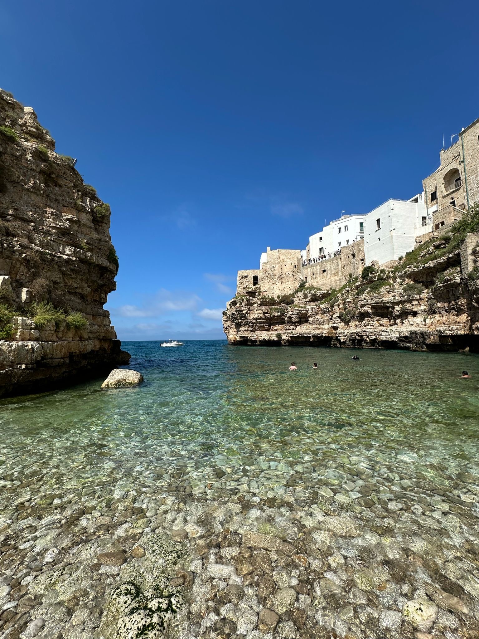 Polignano a Mare swimming